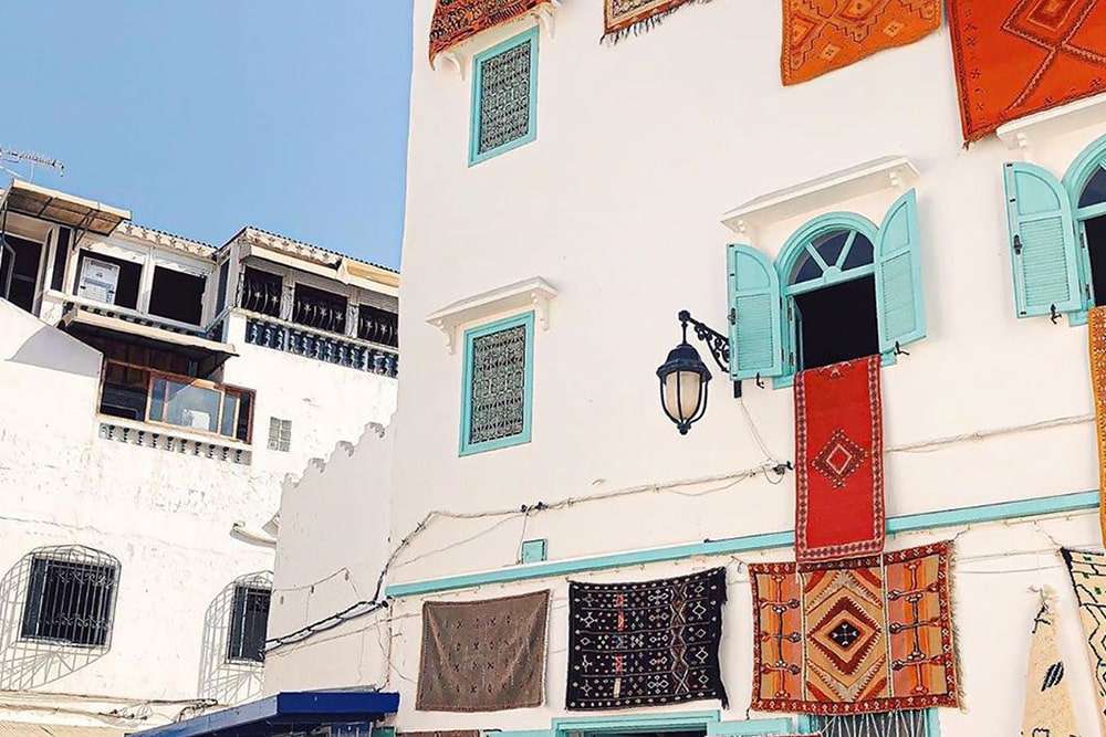 Асила в Марокко в Африке пазл онлайн