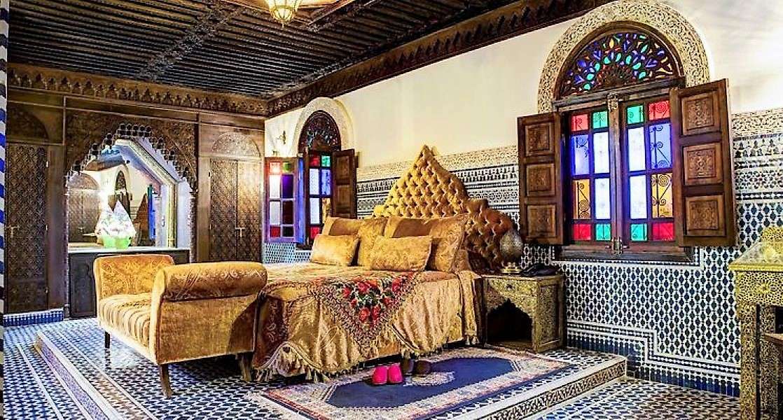 Fez v Maroku v Africe online puzzle