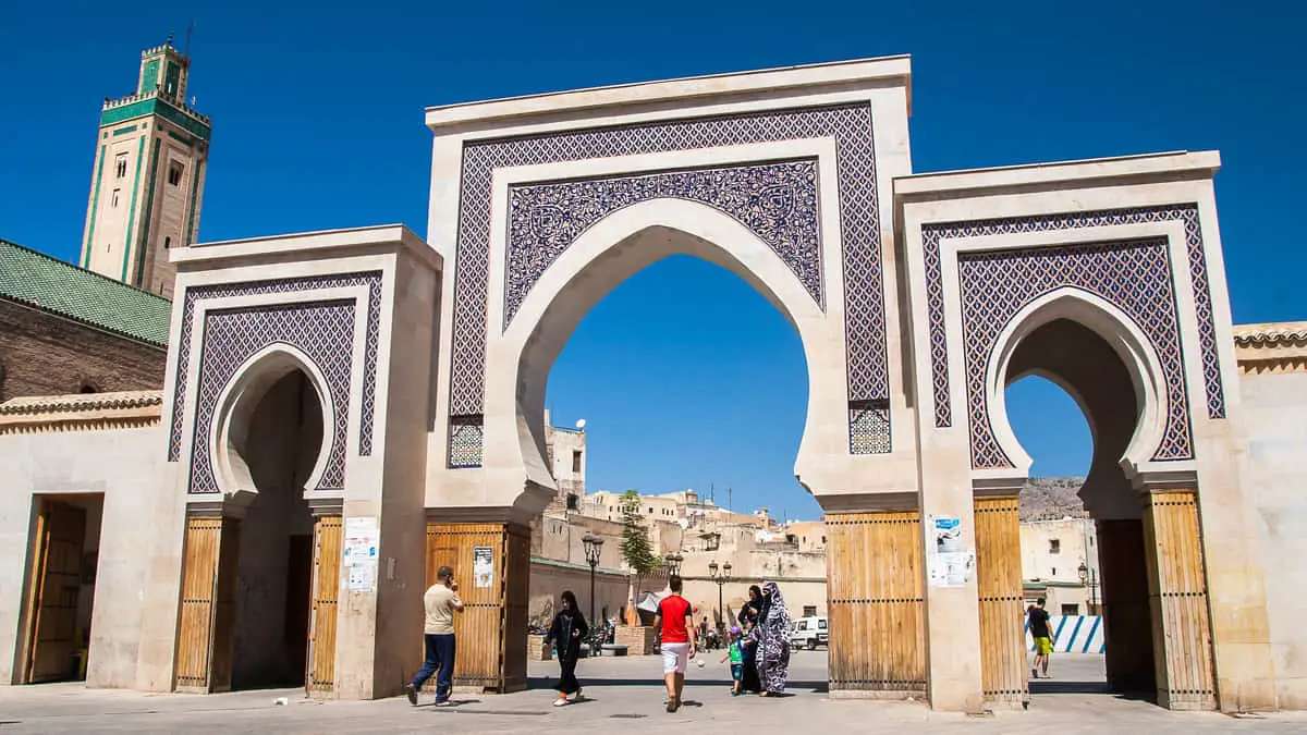 Фес в Марокко в Африке онлайн-пазл
