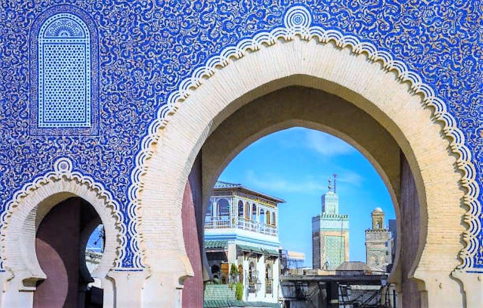 Fez in Marokko in Afrika legpuzzel online