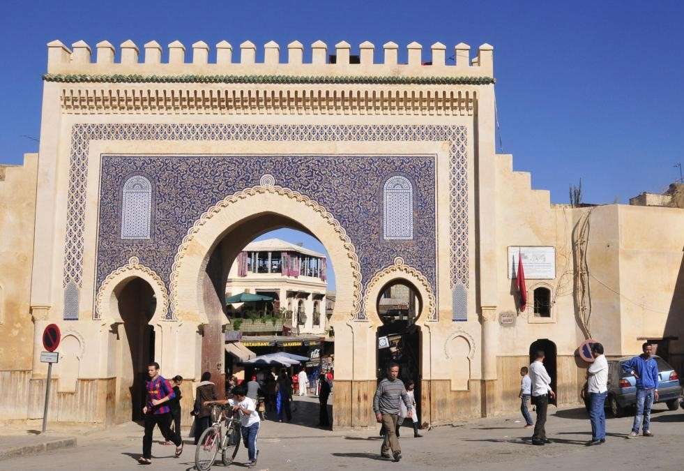 Fez in Marokko in Afrika online puzzel