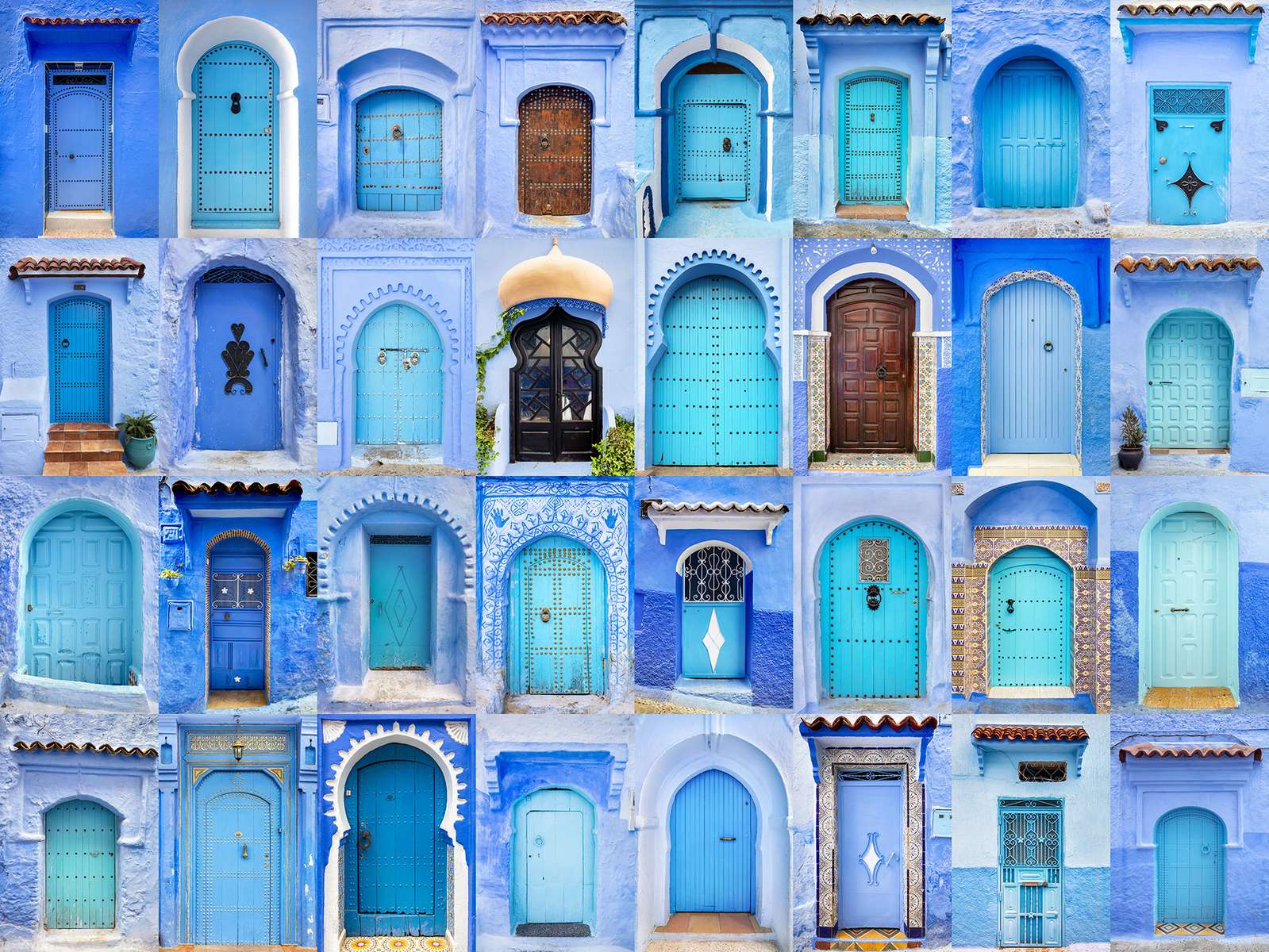 Orașul albastru Chefchaouen din Maroc puzzle online