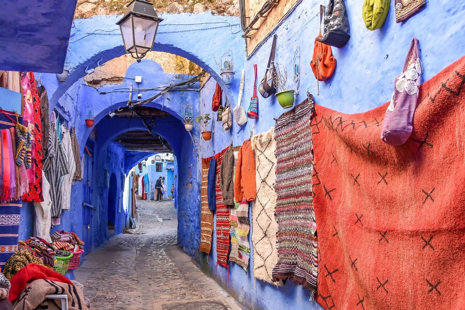 Синє місто Шефшауен в Марокко пазл онлайн