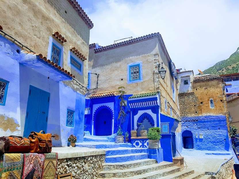 モロッコの青い街シャウエン オンラインパズル