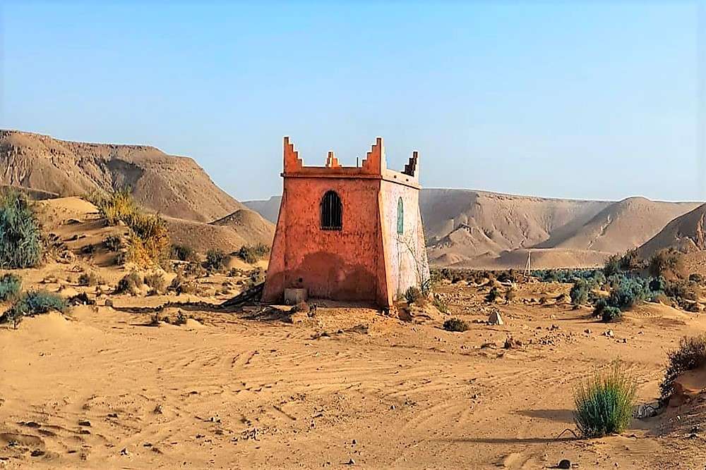 Пустыня Тан Тан в Марокко пазл онлайн