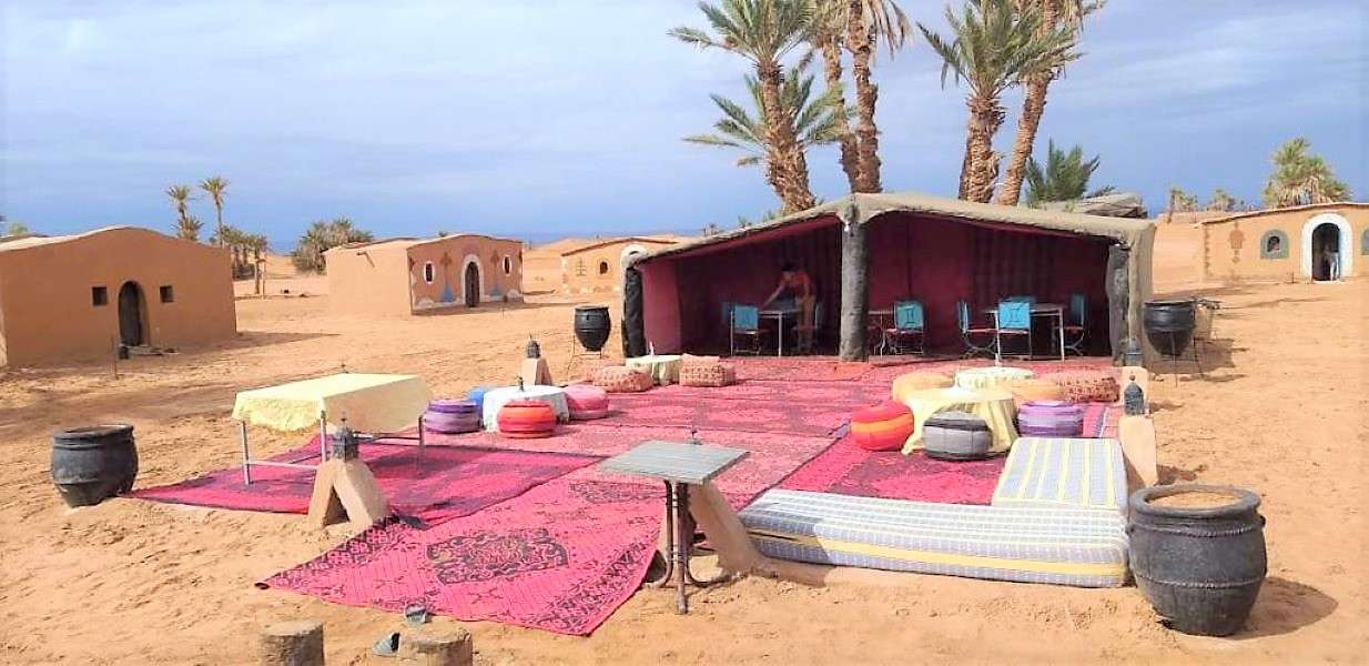 Sivatag Marokkóban Afrikában kirakós online
