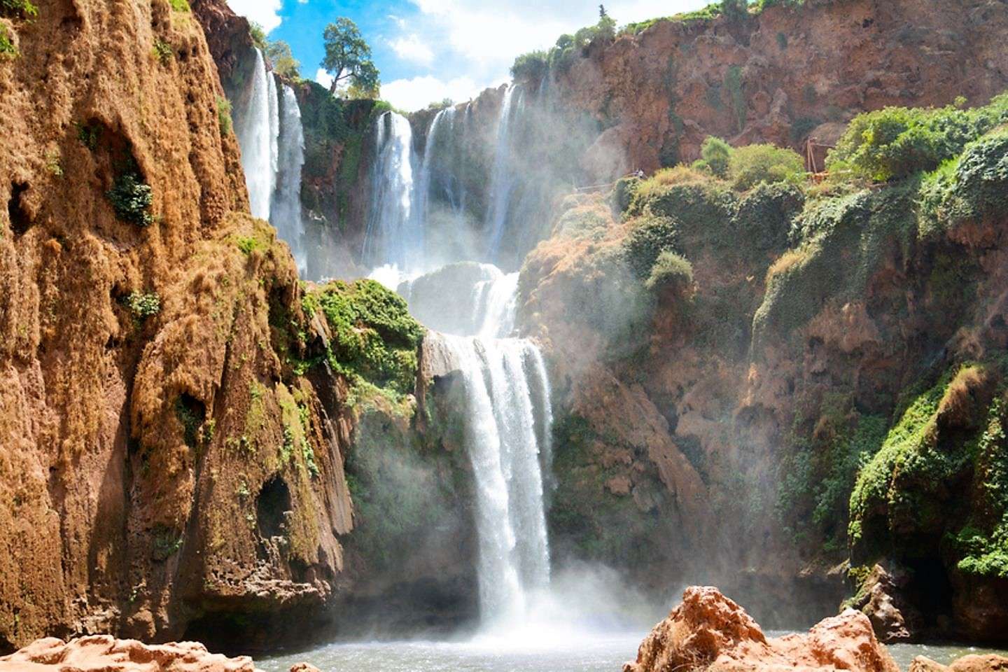 Пейзаж в Мароко в Африка онлайн пъзел
