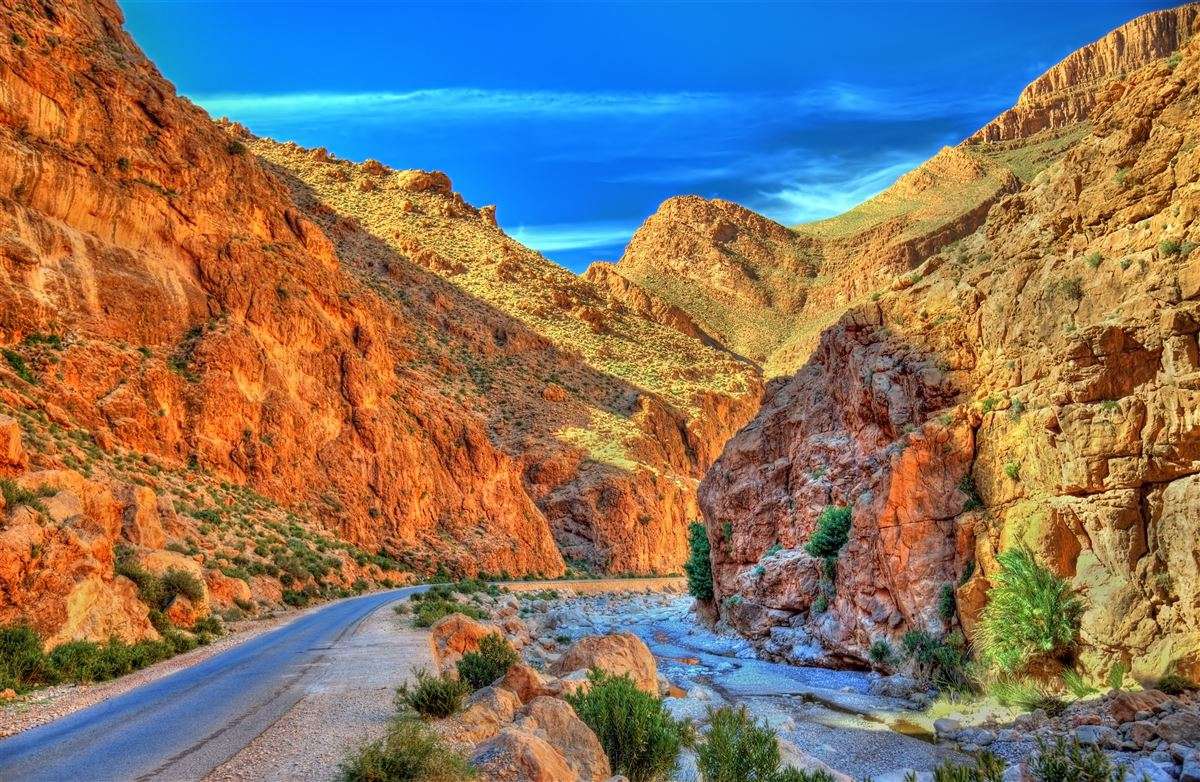 Atlas Mountains in Morocco in Africa jigsaw puzzle online