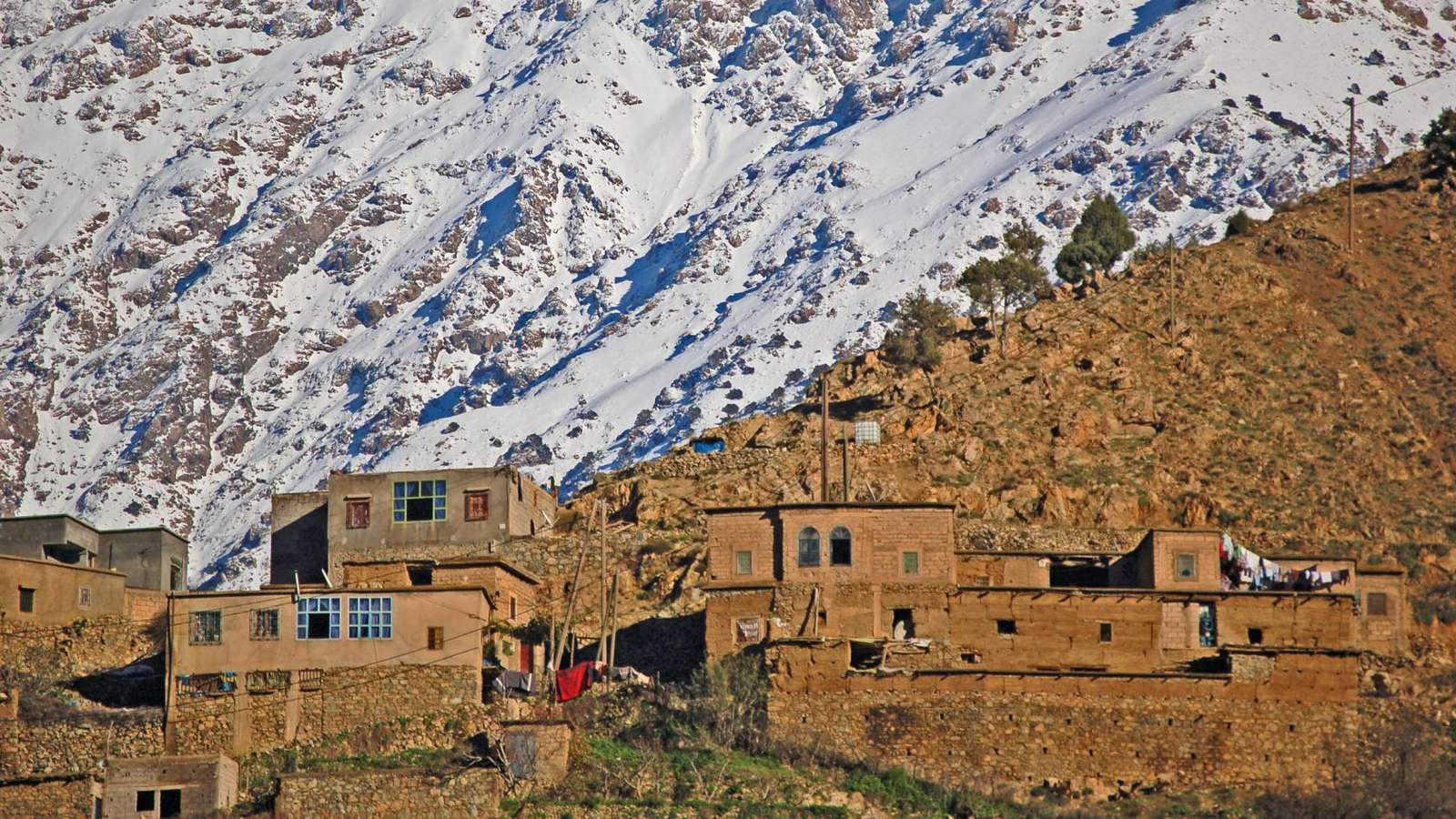 Pohoří Atlas v Maroku v Africe skládačky online