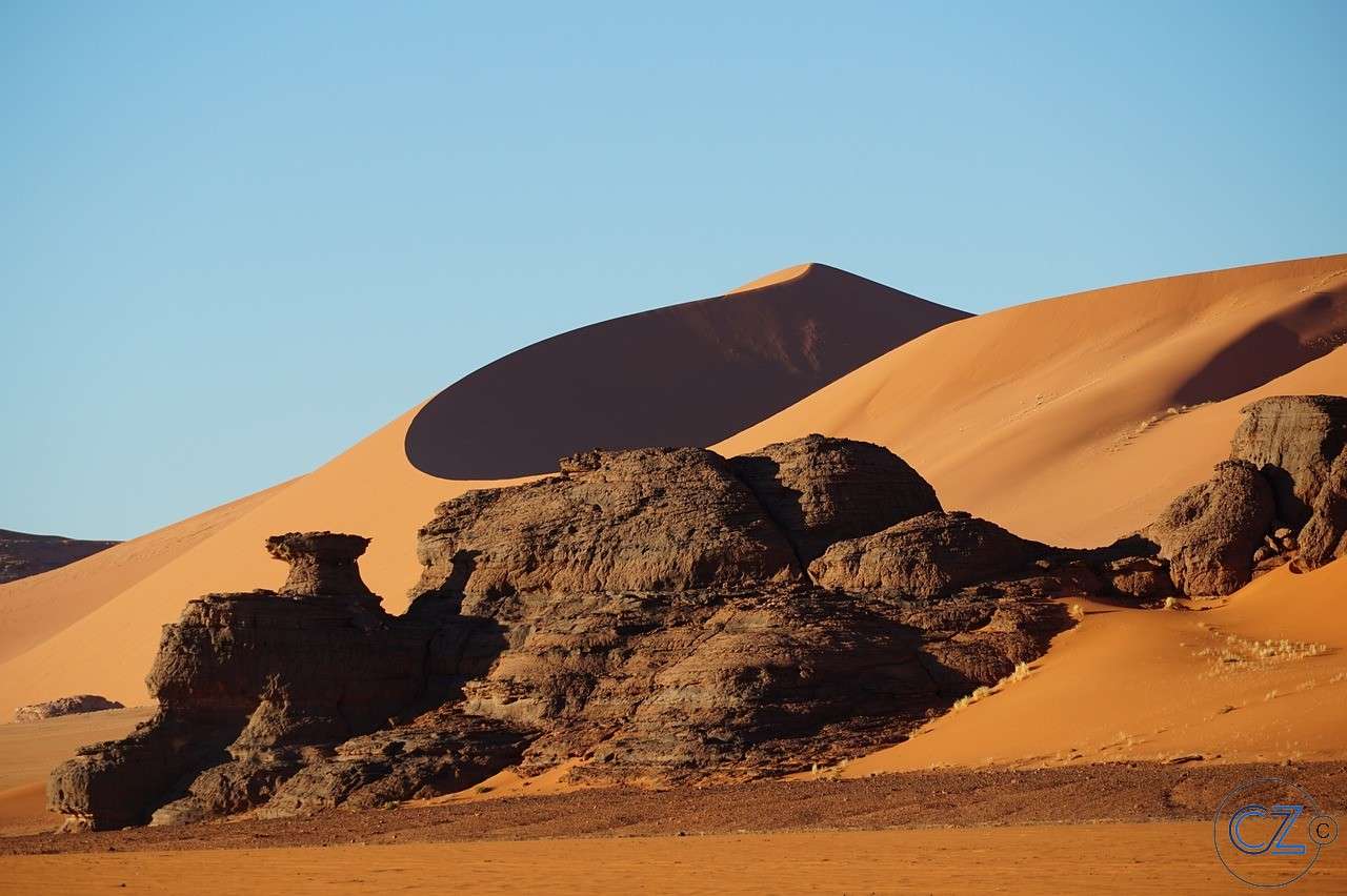 Dune, deserto, formazione rocciosa puzzle online