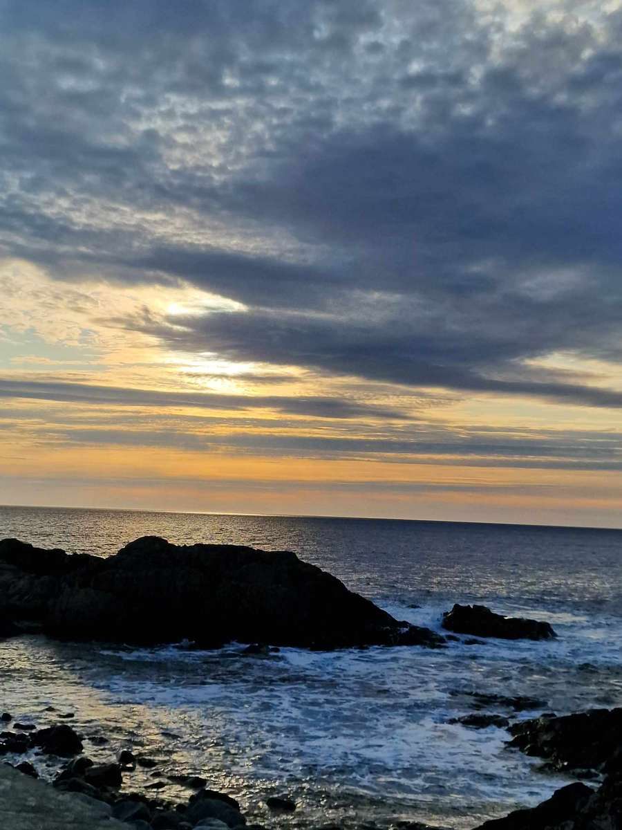 ノルウェーの夕日 ジグソーパズルオンライン