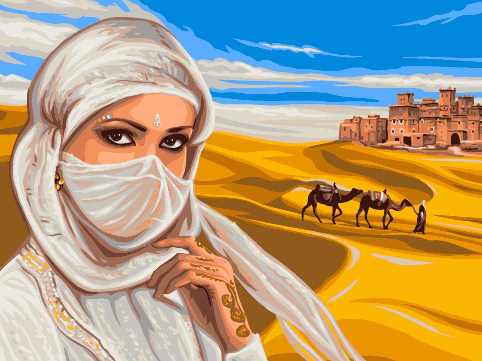 Princesse égyptienne puzzle en ligne