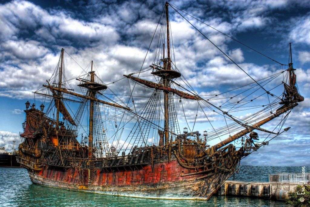 barca a vela pirata puzzle online