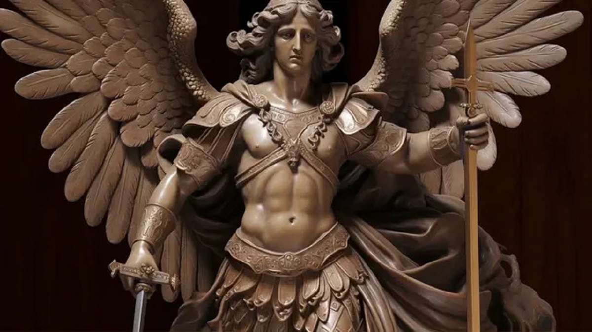 socha anděla- online puzzle