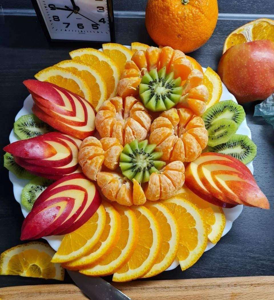Ovocný vitamínový talíř online puzzle
