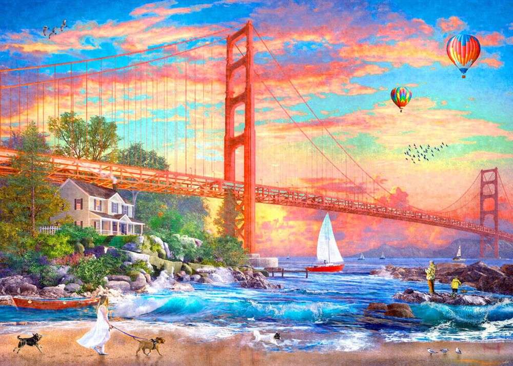 Golden Gate Walk jigsaw puzzle online