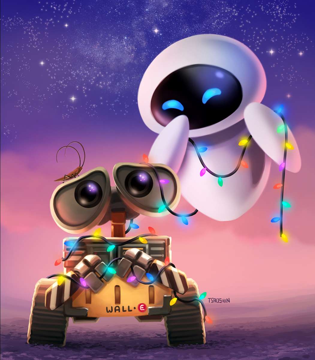WALL-E και EVE❤️❤️❤️❤️❤️❤️❤️ online παζλ