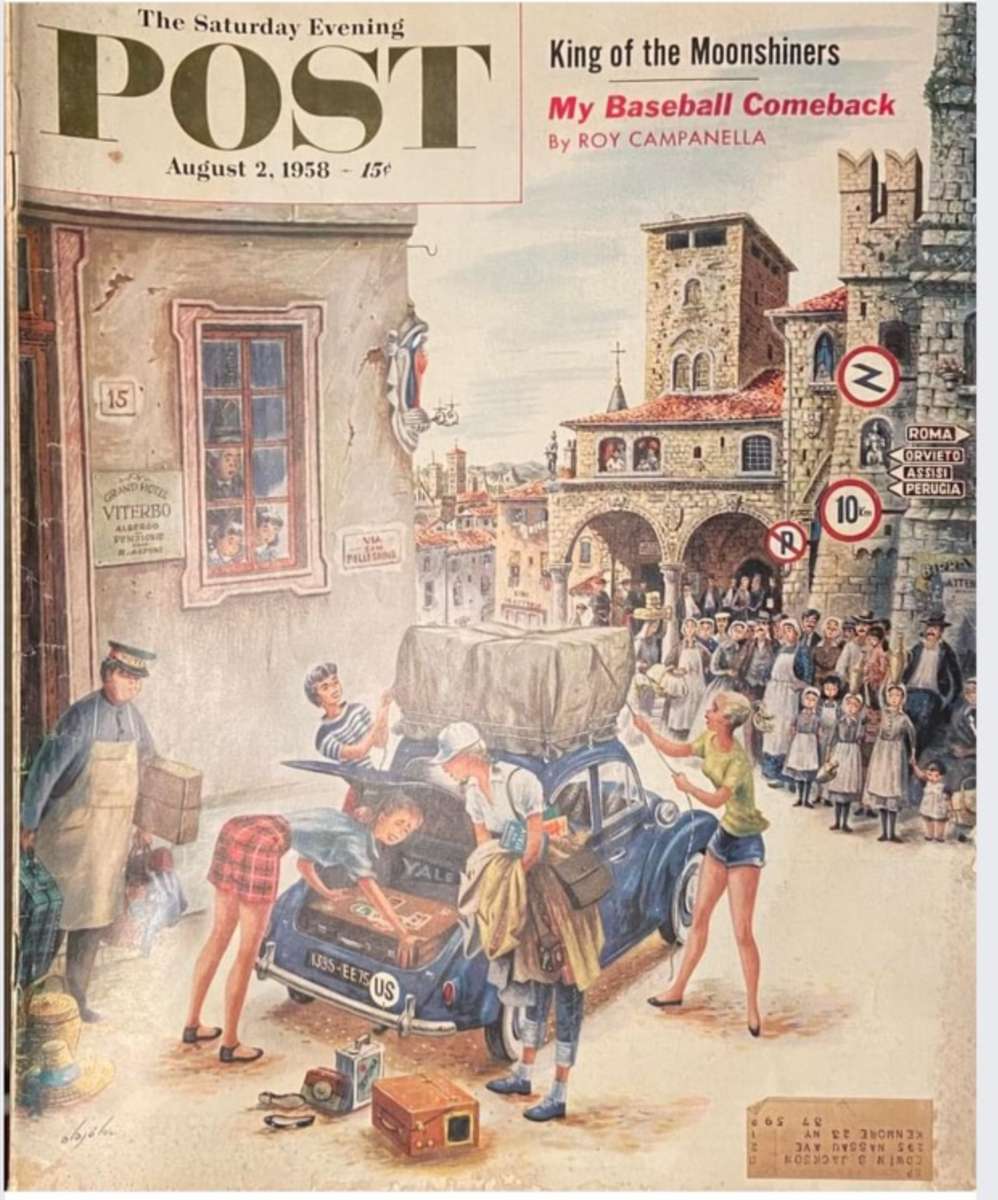 La copertina della posta 1958 puzzle online