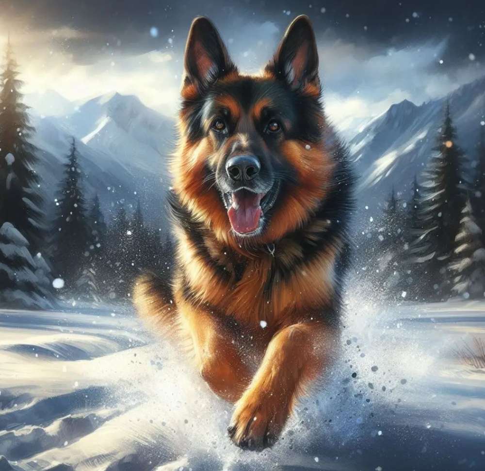 He loved to run! jigsaw puzzle online