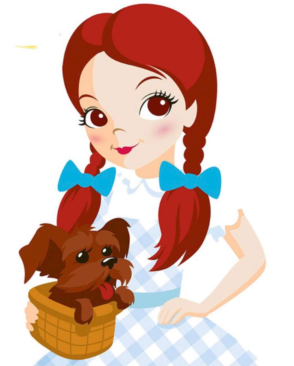 Dorothy és Toto❤️❤️❤️❤️❤️❤️❤️ kirakós online