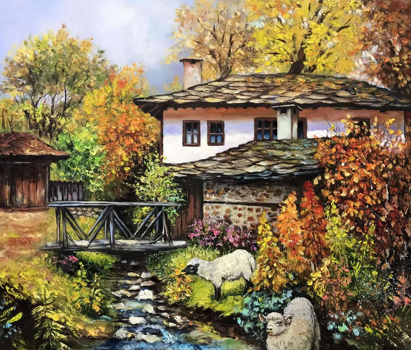 Autumn in Bozhentsi jigsaw puzzle online