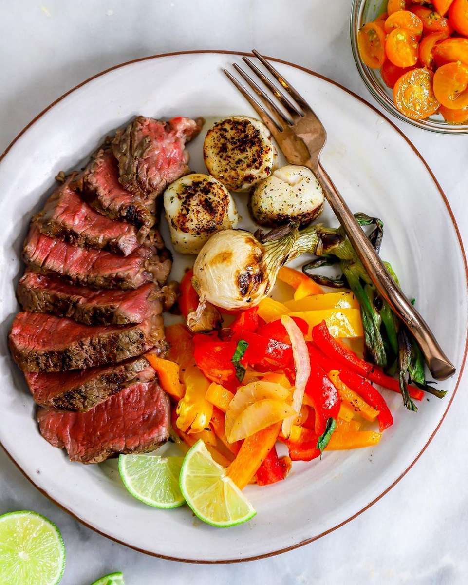 Steak vacsora online puzzle