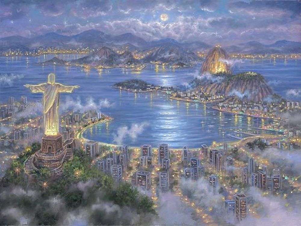 Христос Спасителя Рио онлайн пъзел