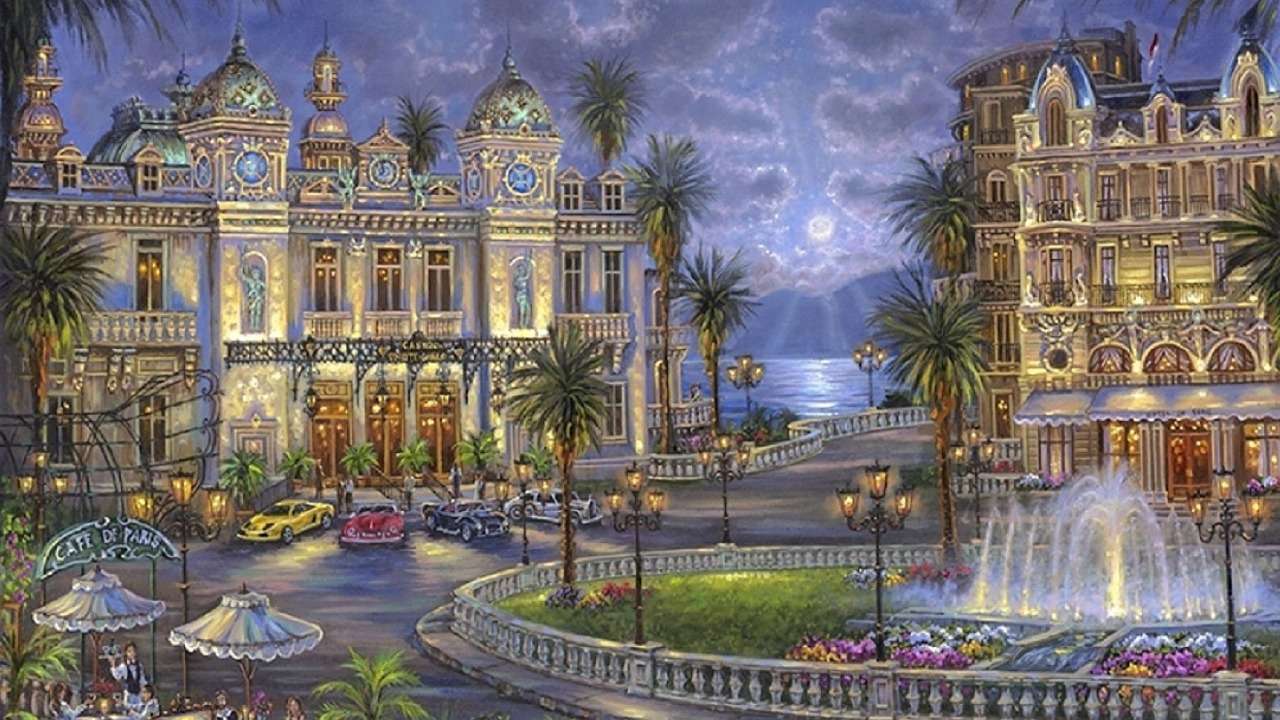 Monte Carlo kaszinója online puzzle