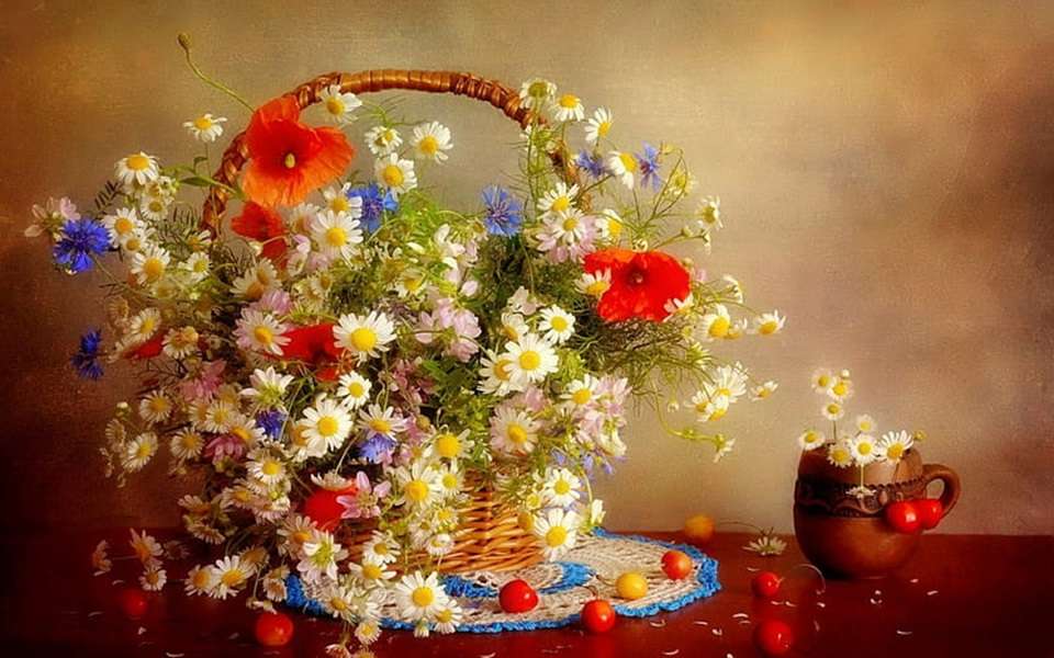 Bouquet de fleurs printanières παζλ online