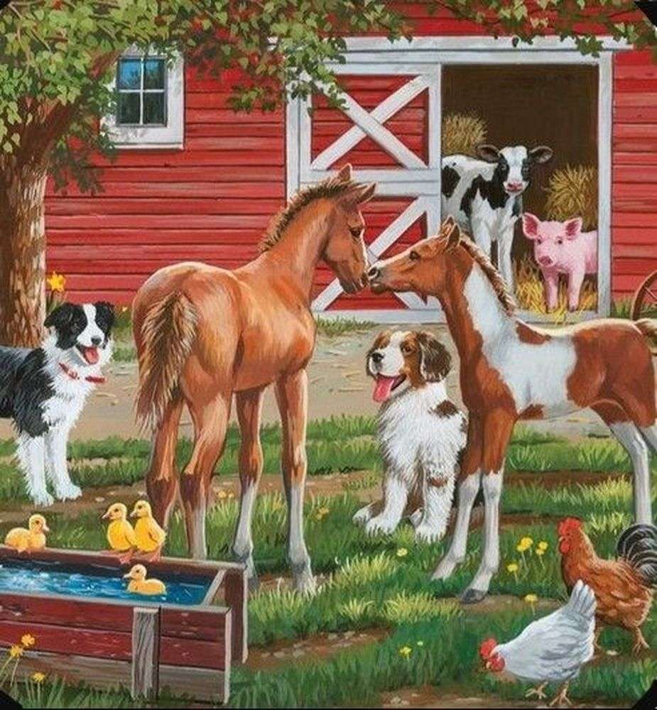 Welcoming The New Pony jigsaw puzzle online