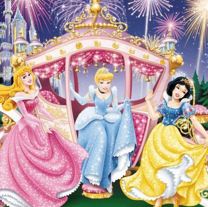 Disney-prinsessor pussel på nätet