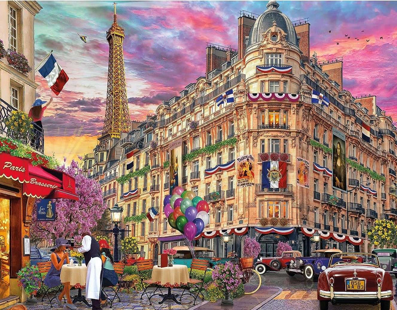 Ulice v Paříži skládačky online