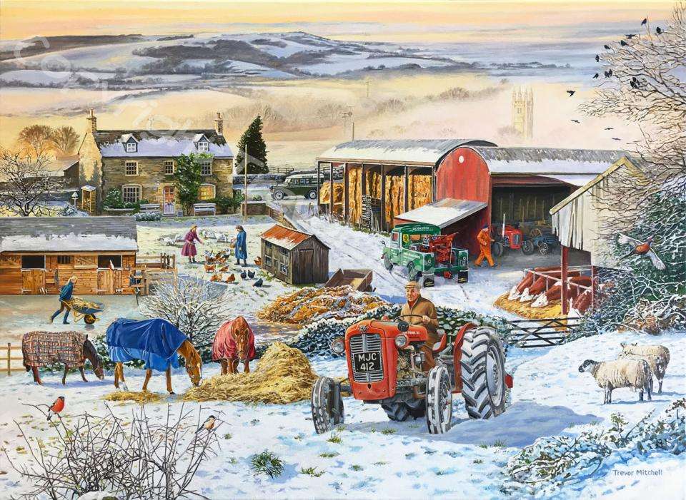 Zima Na Farmě online puzzle