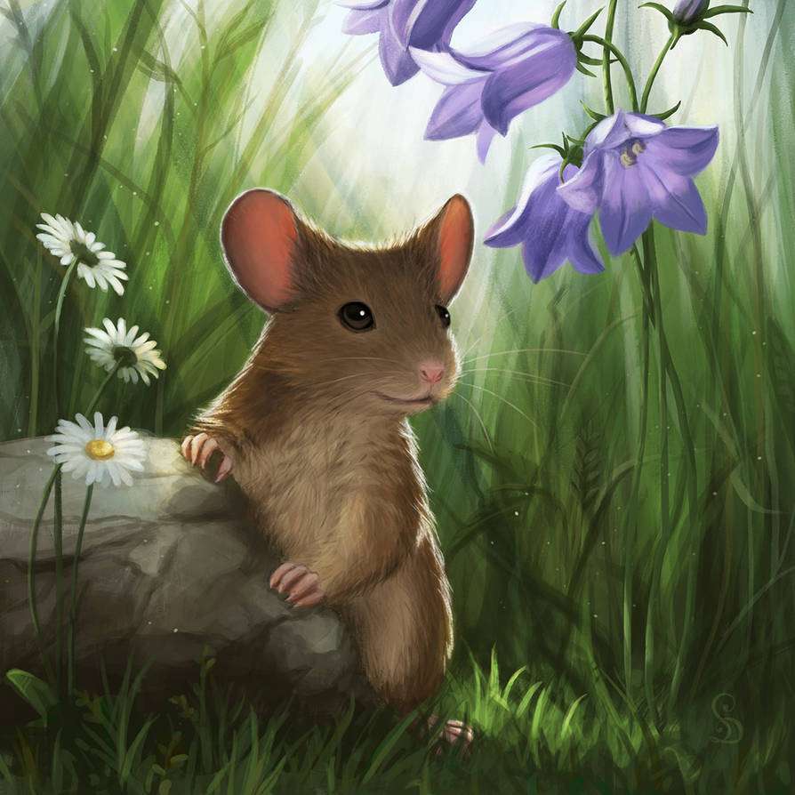 Field mouse. jigsaw puzzle online