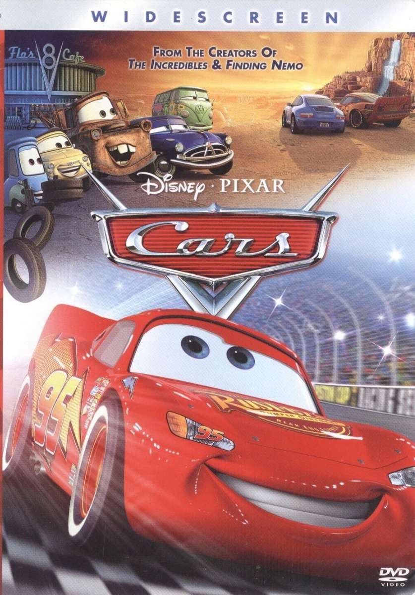 DVD Disney e Pixar Cars (2006). puzzle online