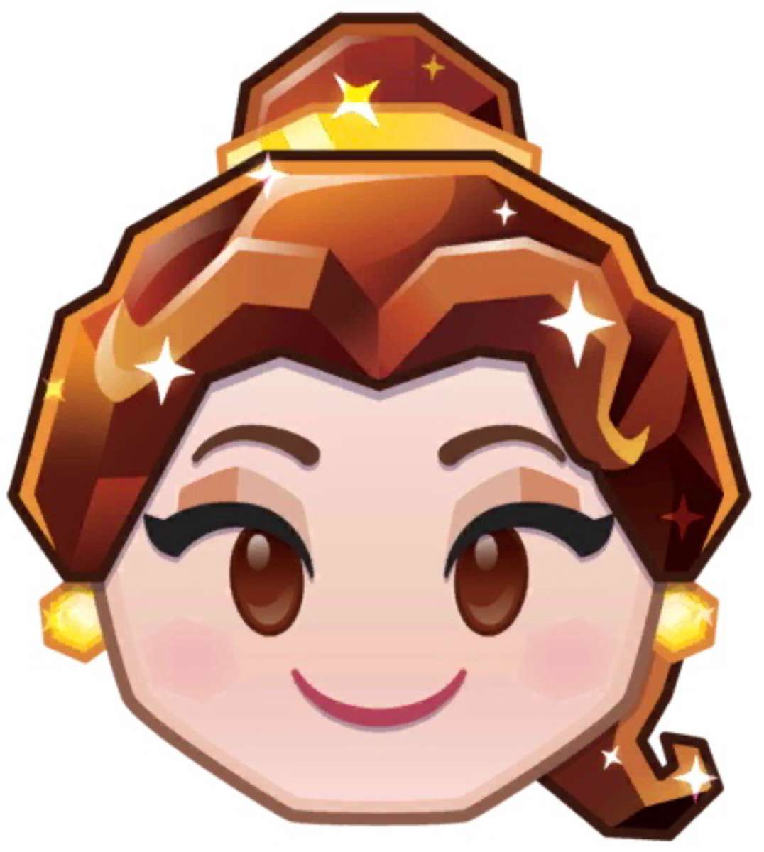 Emoji Zircon Belle❤️❤️❤️❤️❤️❤️ онлайн пазл