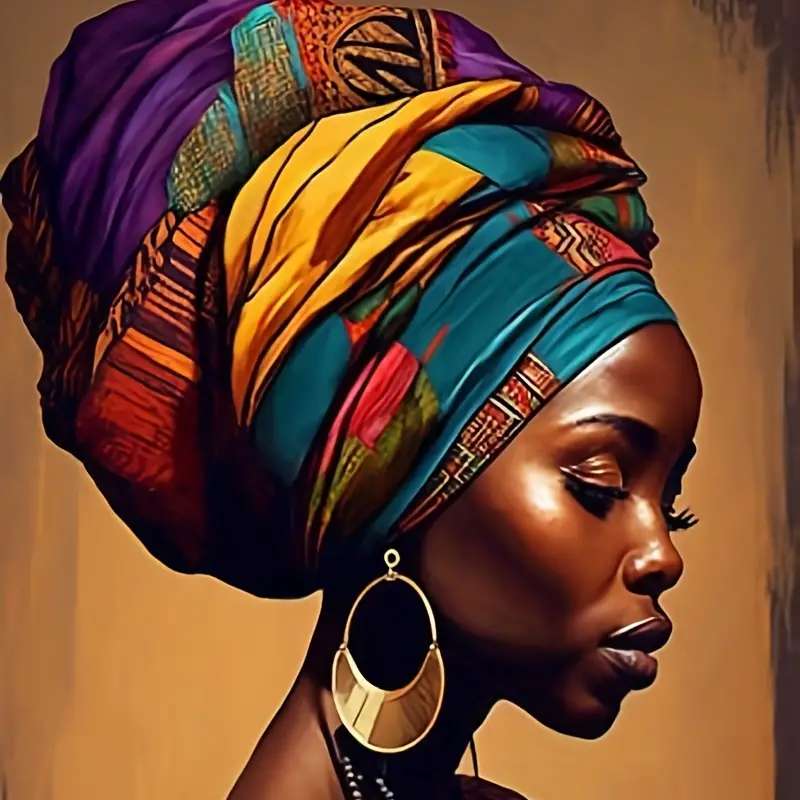 woman in turban online puzzle