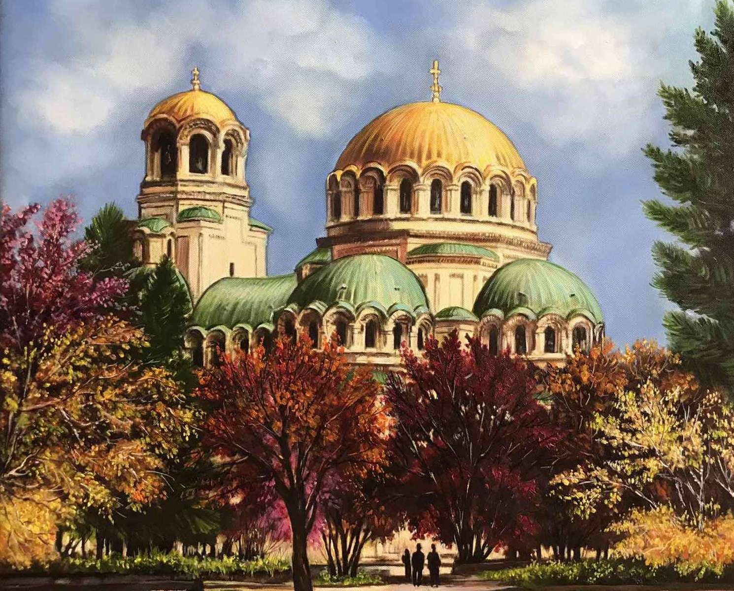 Emlékmű templom, Alekszandr Nyevszkij" online puzzle
