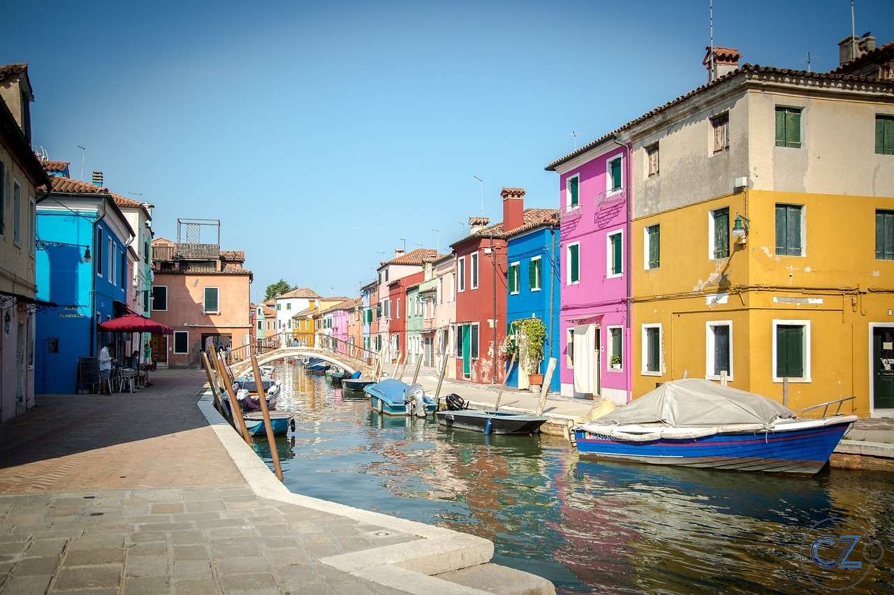 Бурано, Италия, Венеция онлайн пъзел