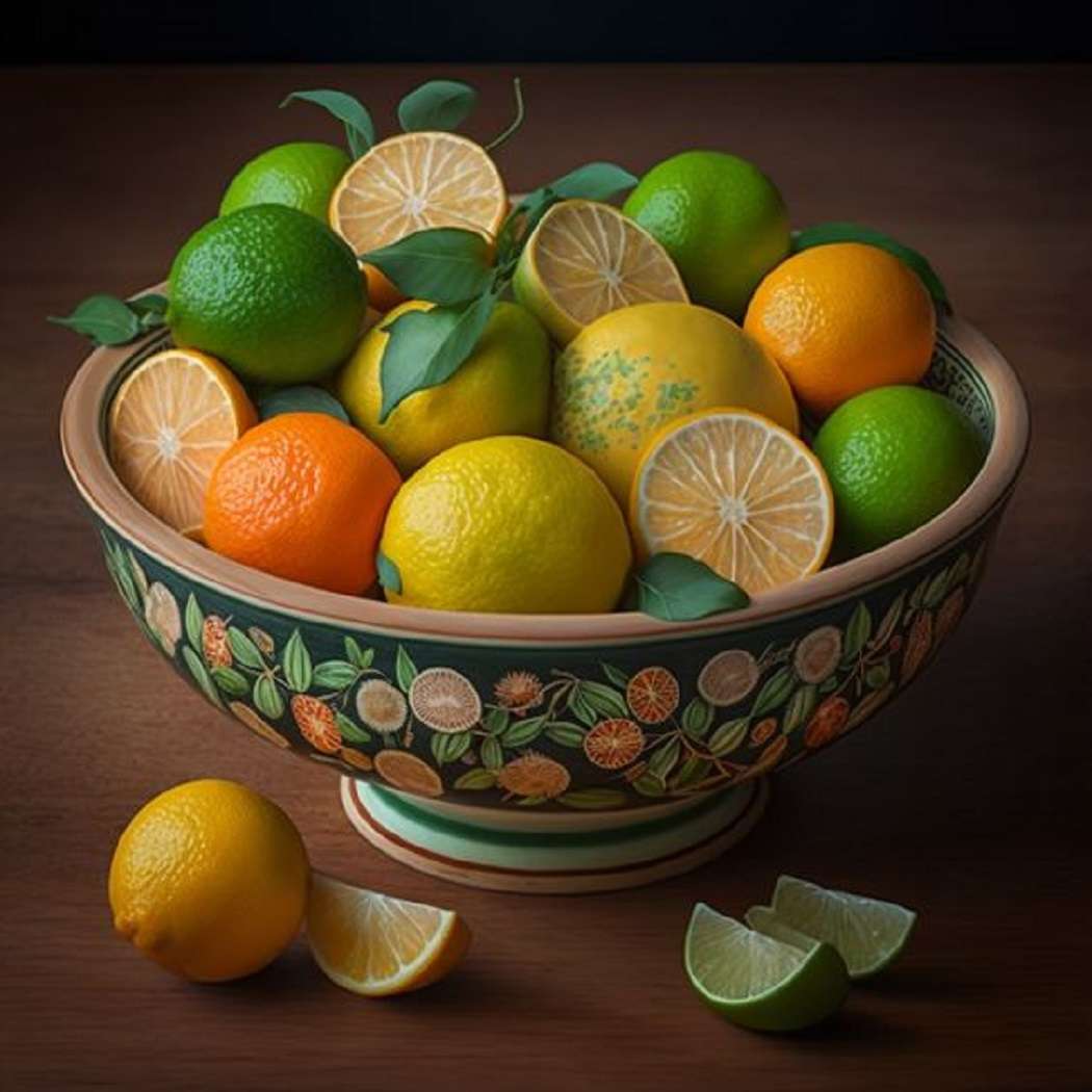 A bowl of citrus online puzzle