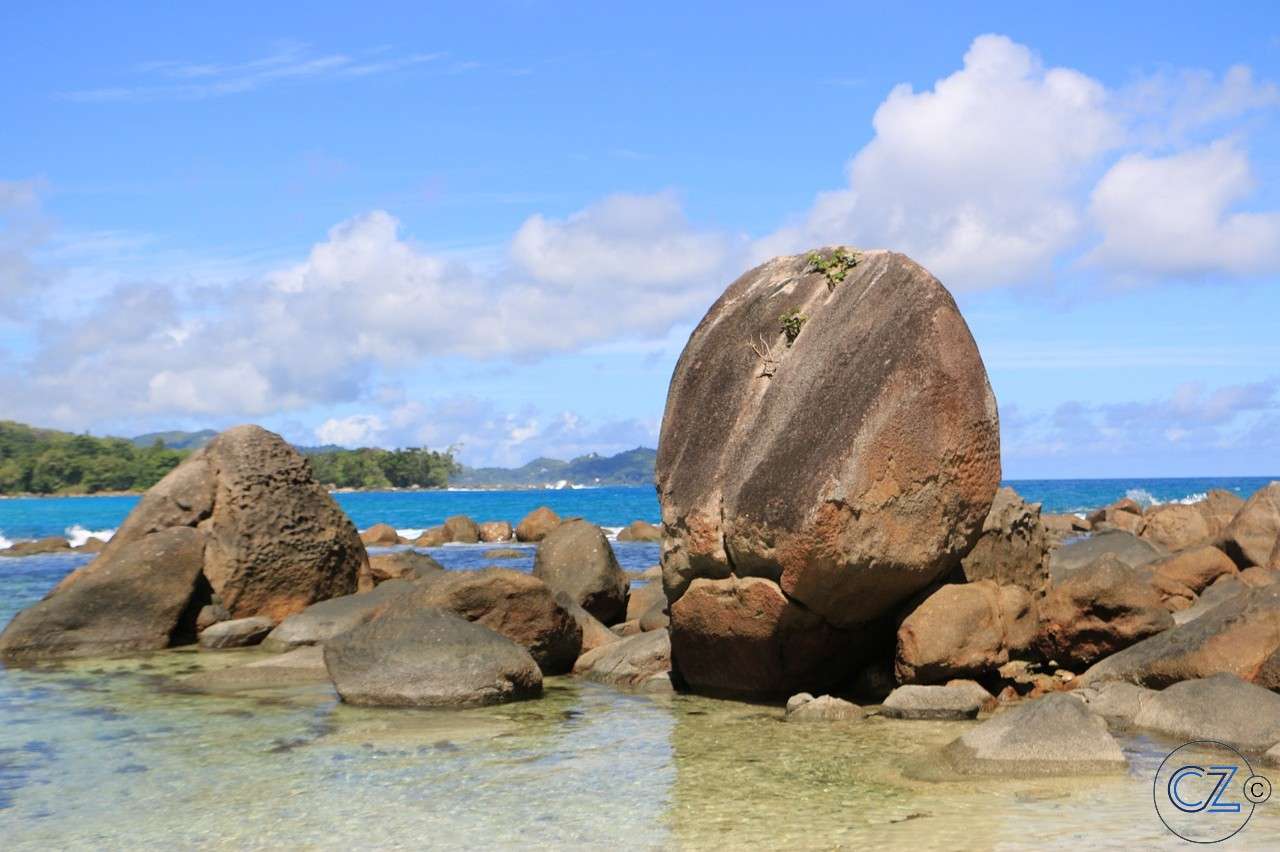 Seychelle-szigetek, nyaralás, trópusi online puzzle