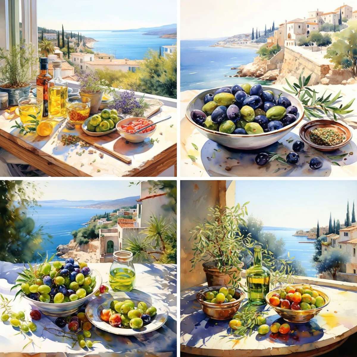 Olives Grèce puzzle en ligne