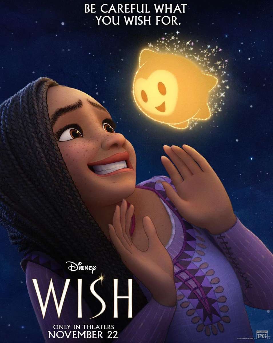 Disney Wish (Аша и звезден плакат) ❤️❤️ онлайн пъзел