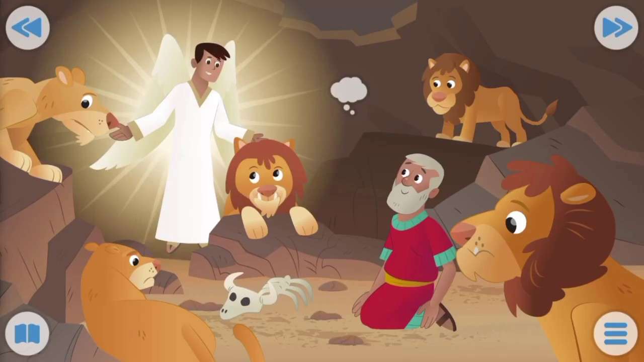 Löwen in einer Höhle Online-Puzzle
