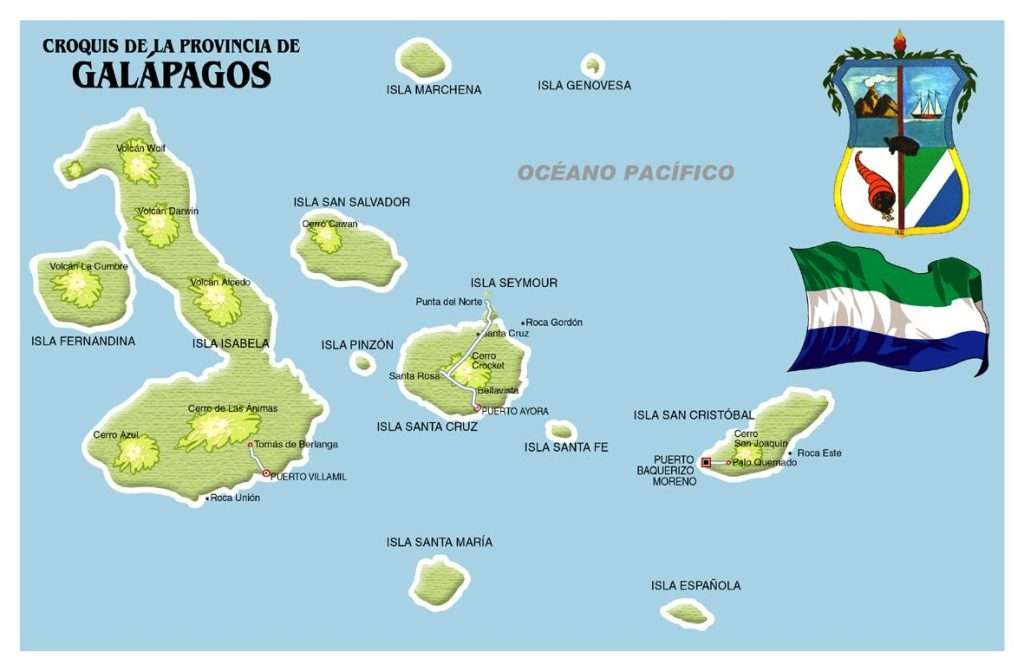 島またはガラパゴス地域 オンラインパズル