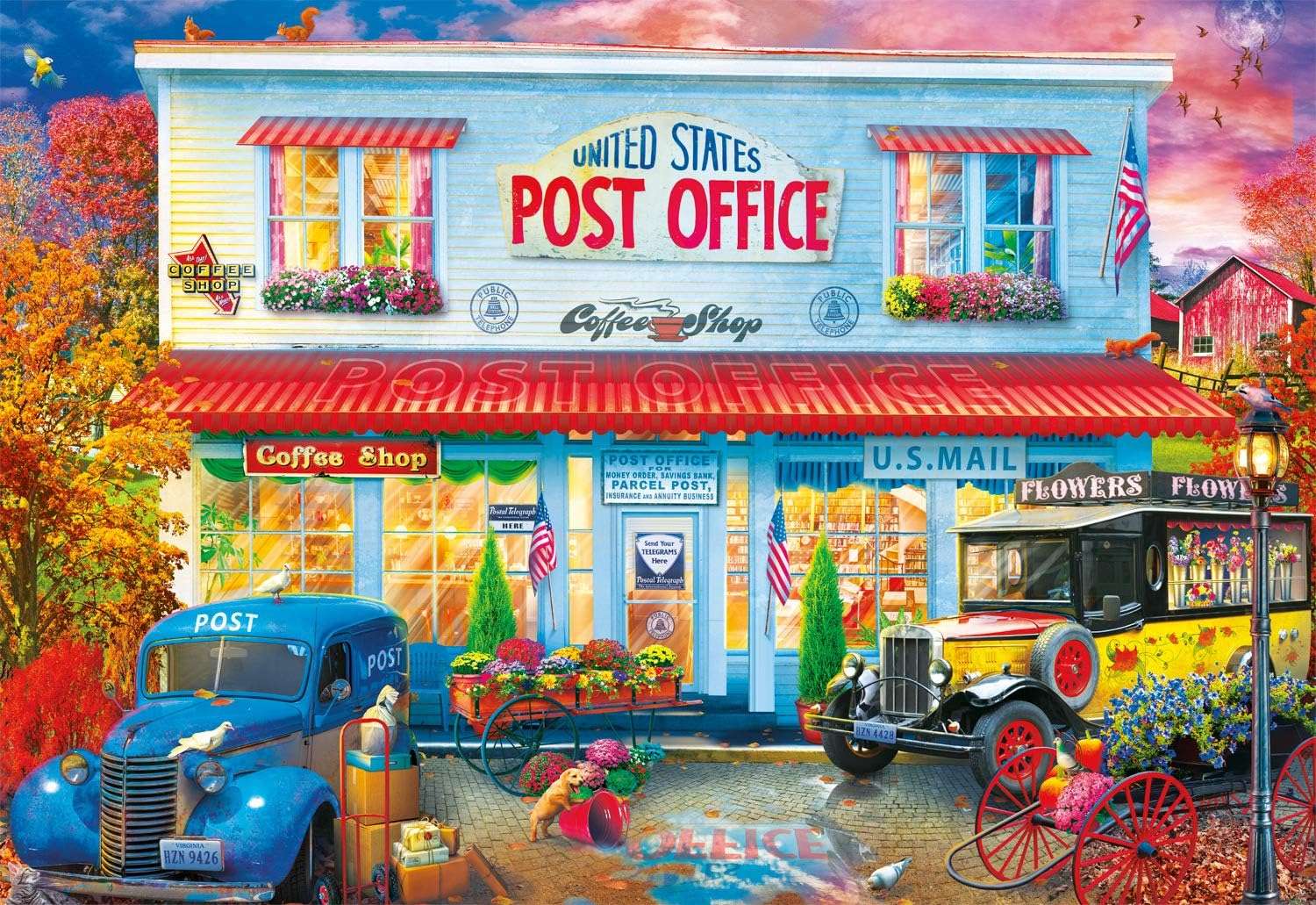 Amerikaans postkantoor legpuzzel online