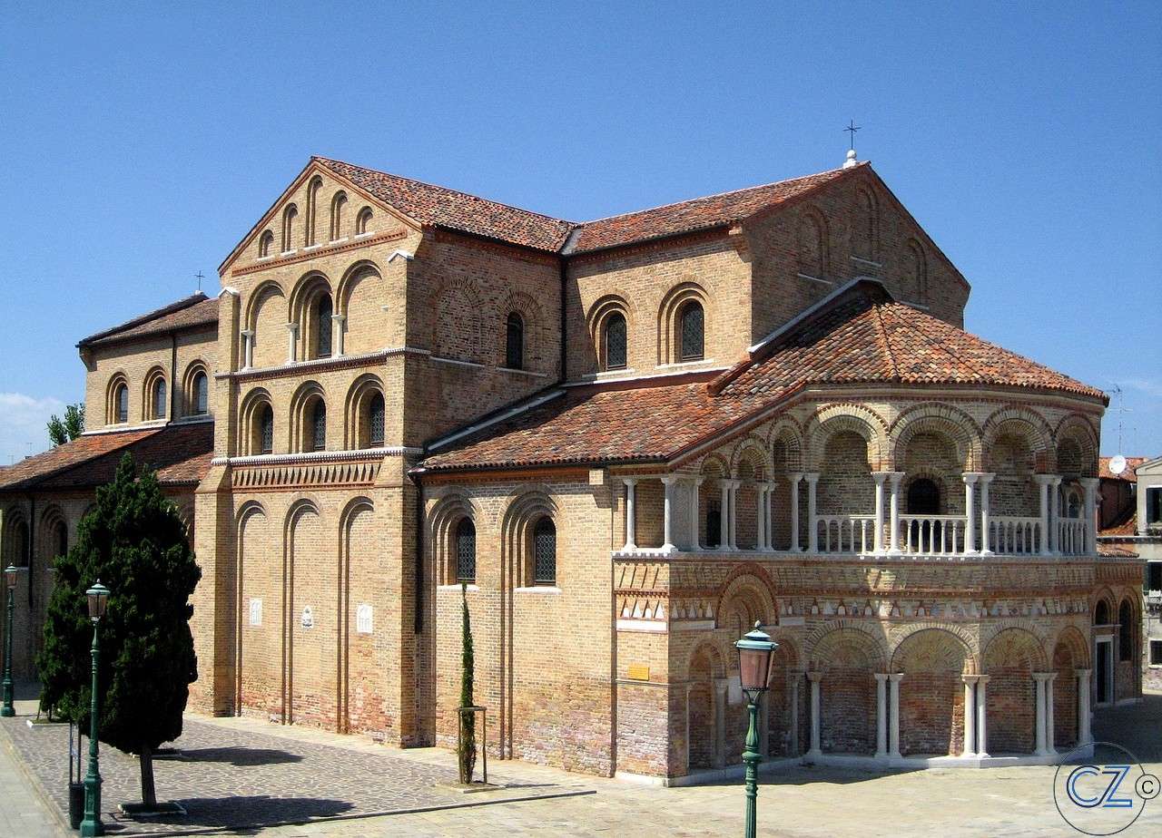 Santa Maria e San Donato, Murano, Italien pussel på nätet
