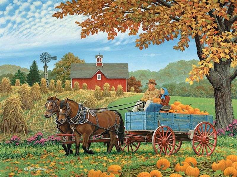 Picking pumpkins online puzzle