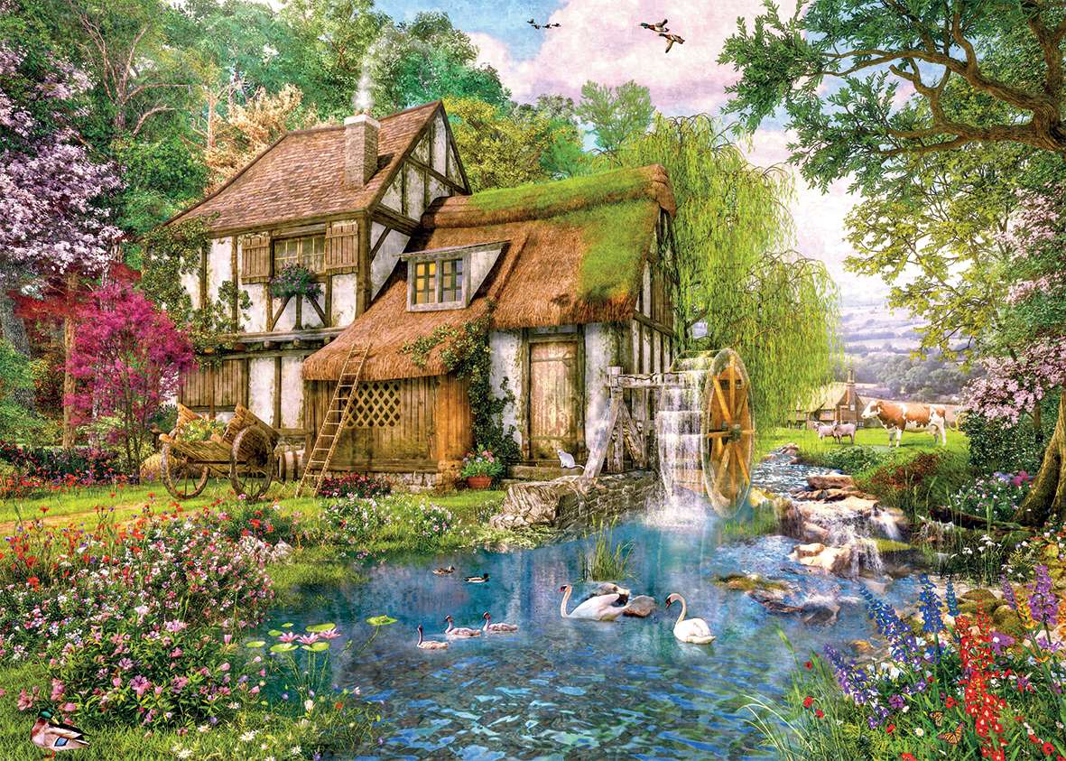 Watermill cottage jigsaw puzzle online