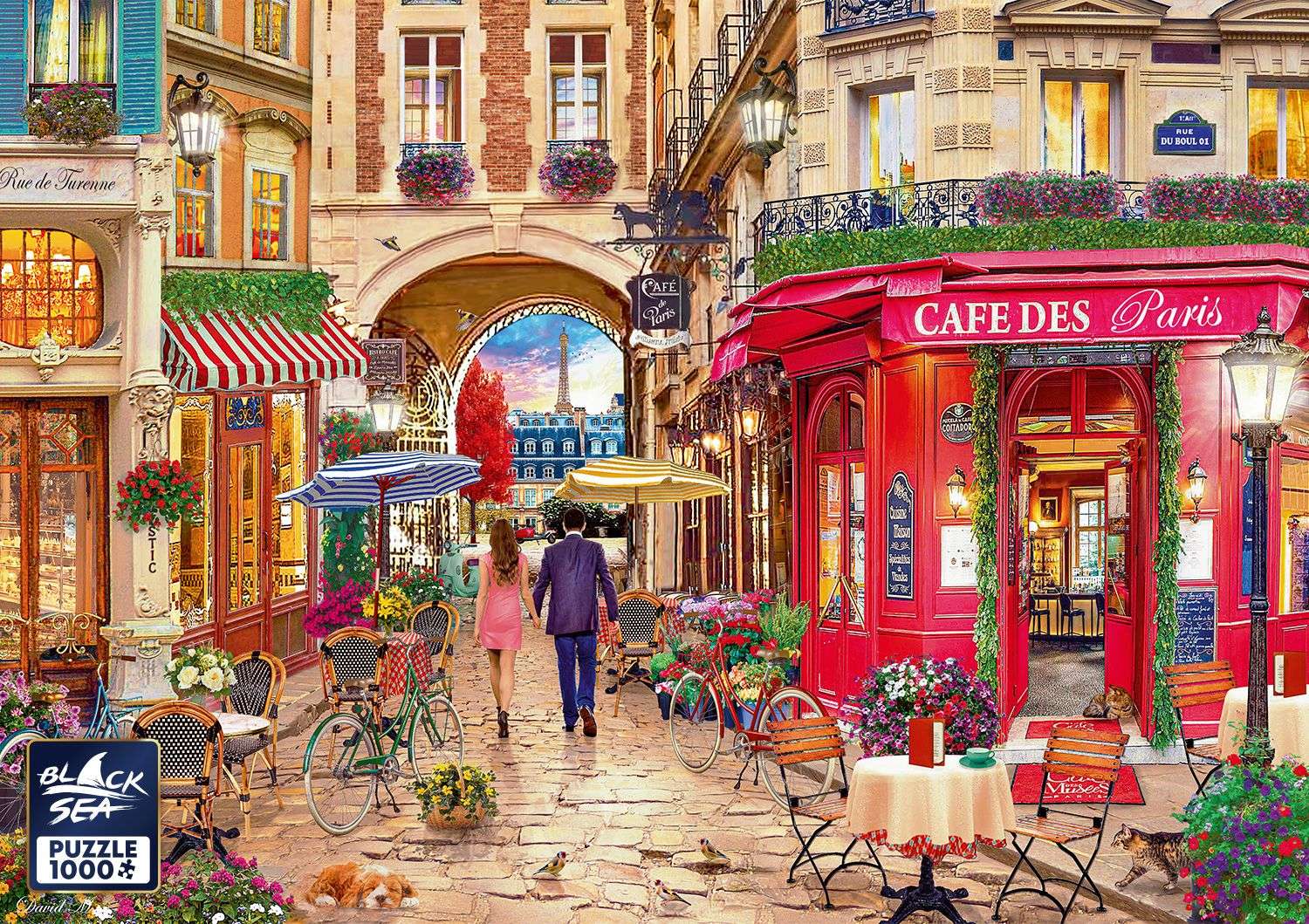 Cafe Des Paris rue de Boul online puzzle